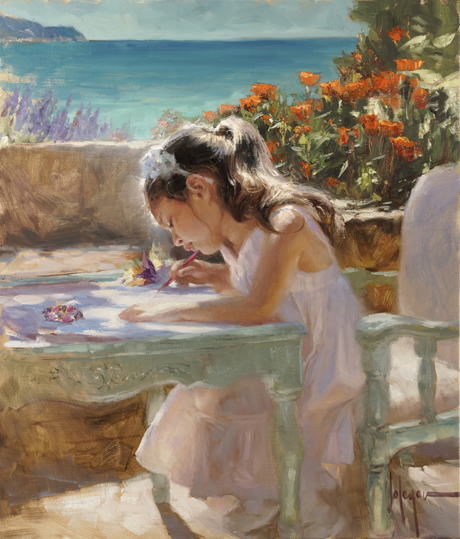 Vladimir Volegov - Drawing girl